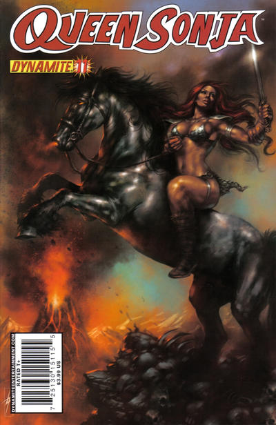 Cover for Queen Sonja (Dynamite Entertainment, 2009 series) #11 [Lucio Parrillo Cover]