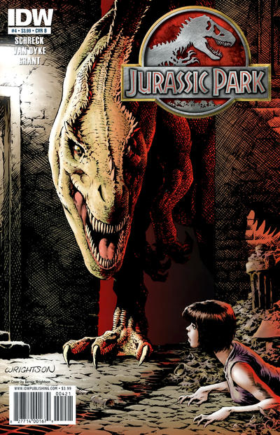 Cover for Jurassic Park (IDW, 2010 series) #4 [Cover B]