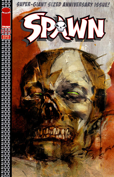 Cover for Spawn (Image, 1992 series) #200 [Cover by Ashley Wood]