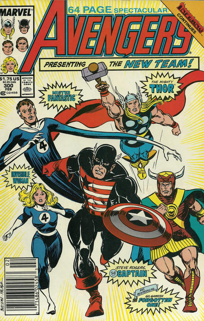 Cover for The Avengers (Marvel, 1963 series) #300 [Newsstand]