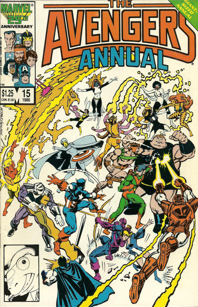 Cover for The Avengers Annual (Marvel, 1967 series) #15 [Direct]