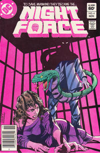 Cover Thumbnail for The Night Force (DC, 1982 series) #4 [Newsstand]