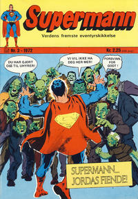 Cover Thumbnail for Supermann (Illustrerte Klassikere / Williams Forlag, 1969 series) #3/1972