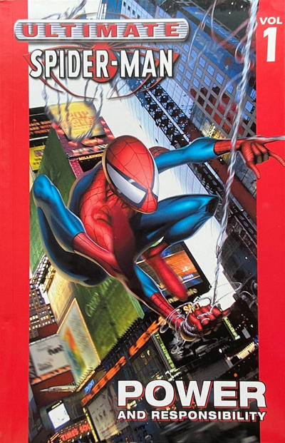 Cover for Ultimate Spider-Man (Marvel, 2001 series) #1 - Power & Responsibility [Fourth Printing]