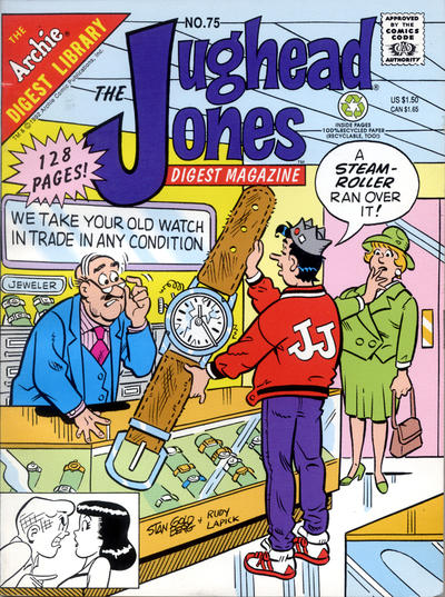 Cover for The Jughead Jones Comics Digest (Archie, 1977 series) #75