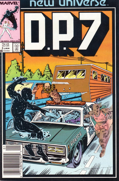Cover for D.P. 7 (Marvel, 1986 series) #3 [Direct]