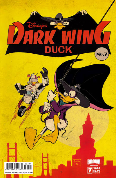 Cover for Darkwing Duck (Boom! Studios, 2010 series) #7 [Cover B - Sabrina Alberghetti]