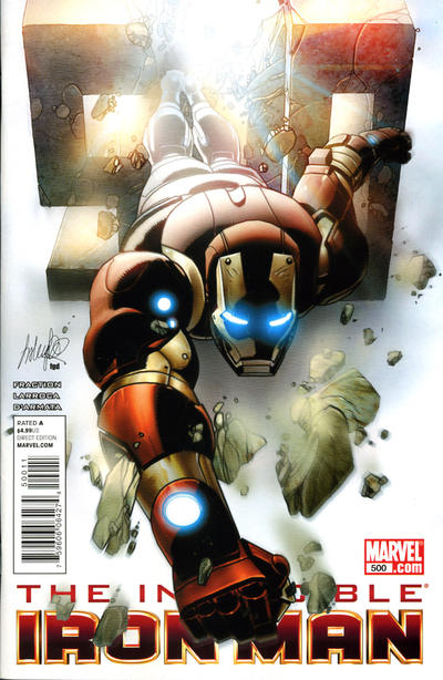 Cover for Invincible Iron Man (Marvel, 2008 series) #500