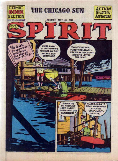 Cover for The Spirit (Register and Tribune Syndicate, 1940 series) #5/20/1945