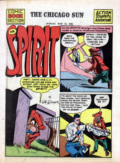 Cover for The Spirit (Register and Tribune Syndicate, 1940 series) #5/13/1945