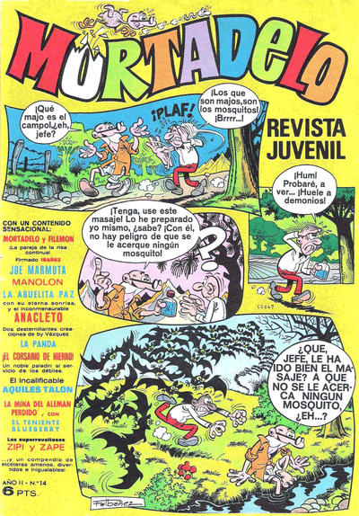 Cover for Mortadelo (Editorial Bruguera, 1970 series) #14