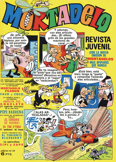 Cover for Mortadelo (Editorial Bruguera, 1970 series) #59