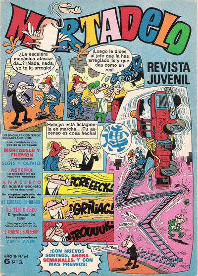 Cover for Mortadelo (Editorial Bruguera, 1970 series) #64