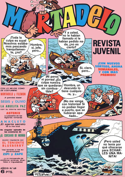 Cover for Mortadelo (Editorial Bruguera, 1970 series) #68