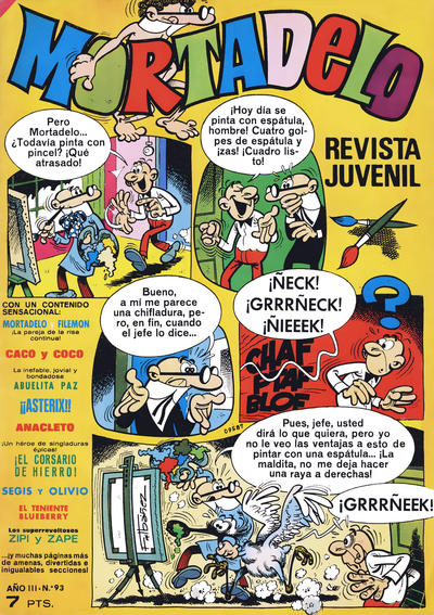 Cover for Mortadelo (Editorial Bruguera, 1970 series) #93