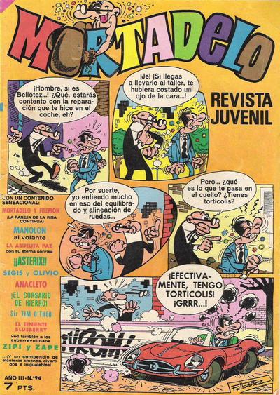 Cover for Mortadelo (Editorial Bruguera, 1970 series) #94