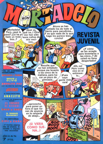 Cover for Mortadelo (Editorial Bruguera, 1970 series) #96