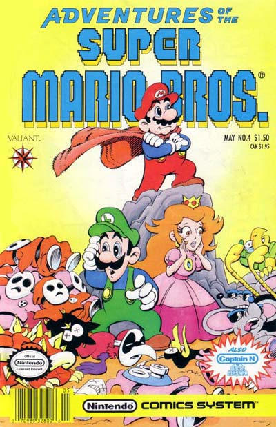 Cover for Adventures of the Super Mario Bros. (Acclaim / Valiant, 1991 series) #4