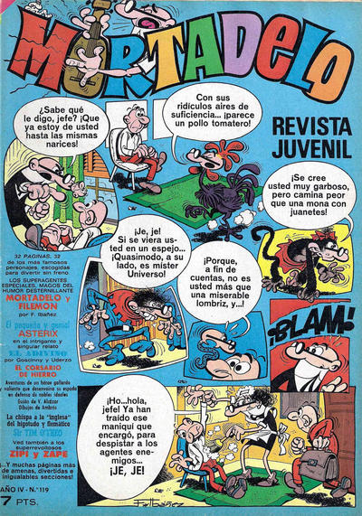 Cover for Mortadelo (Editorial Bruguera, 1970 series) #119