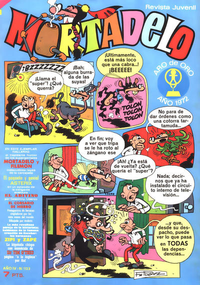 Cover for Mortadelo (Editorial Bruguera, 1970 series) #123