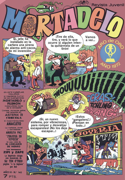 Cover for Mortadelo (Editorial Bruguera, 1970 series) #140