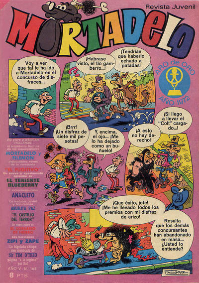 Cover for Mortadelo (Editorial Bruguera, 1970 series) #165