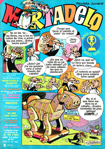 Cover for Mortadelo (Editorial Bruguera, 1970 series) #168