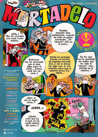 Cover for Mortadelo (Editorial Bruguera, 1970 series) #176