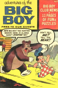 Cover Thumbnail for Adventures of the Big Boy (Webs Adventure Corporation, 1957 series) #42 [West]