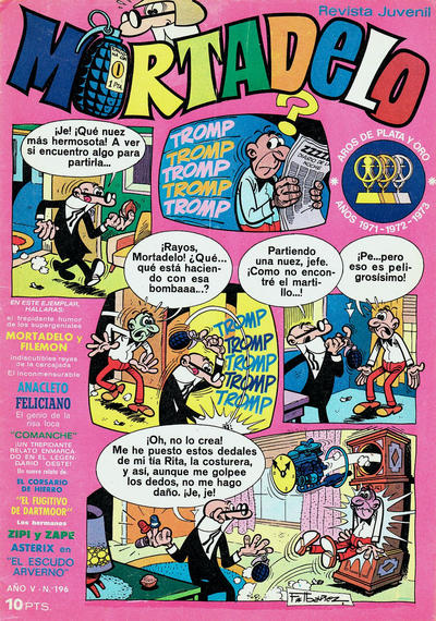 Cover for Mortadelo (Editorial Bruguera, 1970 series) #196