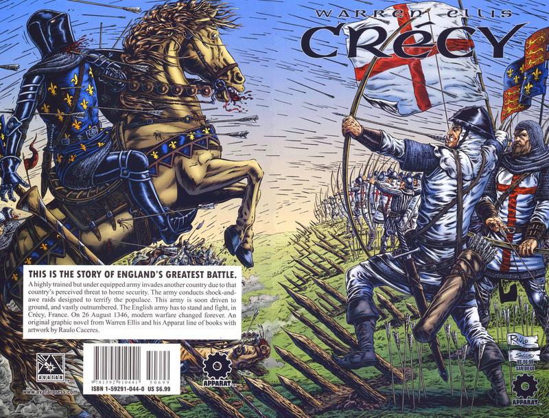 Cover for Crécy (Avatar Press, 2007 series) [Wraparound Cover]