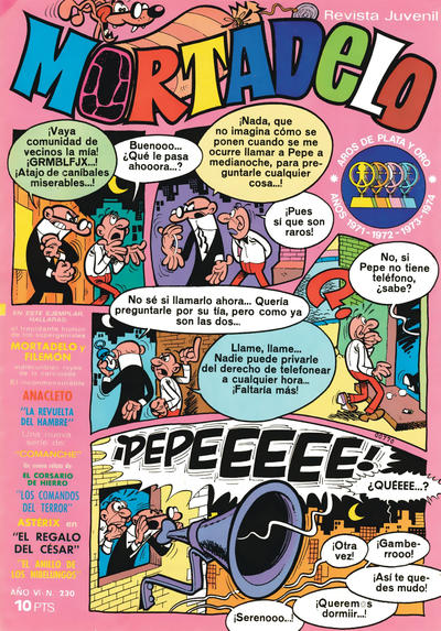 Cover for Mortadelo (Editorial Bruguera, 1970 series) #230