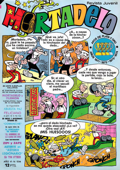 Cover for Mortadelo (Editorial Bruguera, 1970 series) #236