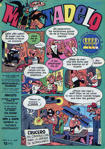 Cover for Mortadelo (Editorial Bruguera, 1970 series) #245