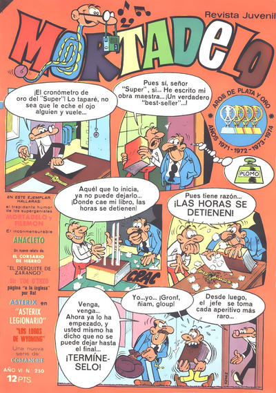 Cover for Mortadelo (Editorial Bruguera, 1970 series) #250