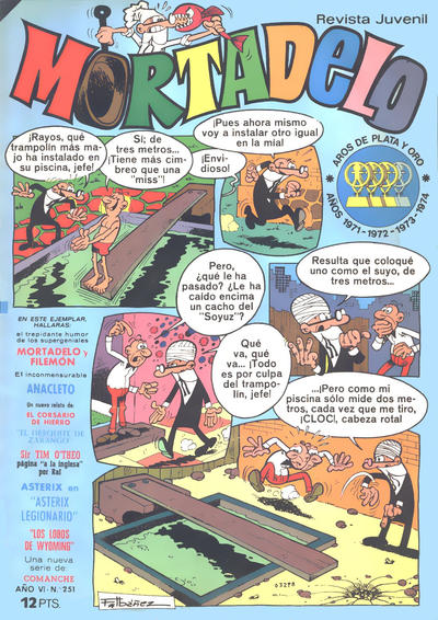 Cover for Mortadelo (Editorial Bruguera, 1970 series) #251