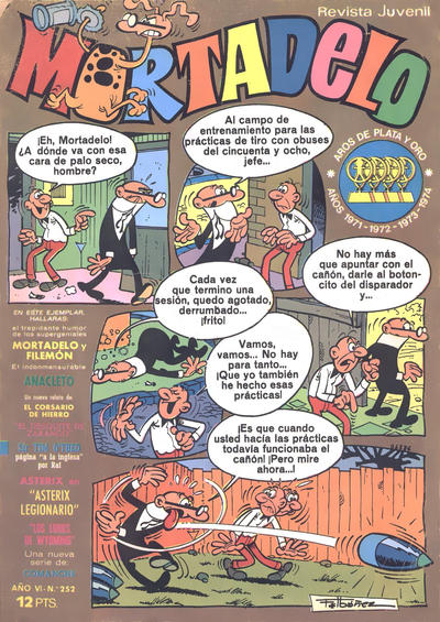Cover for Mortadelo (Editorial Bruguera, 1970 series) #252