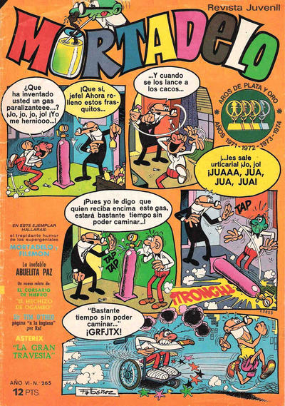 Cover for Mortadelo (Editorial Bruguera, 1970 series) #265