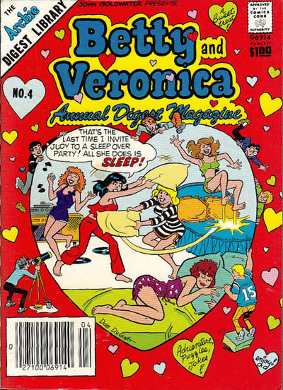 Cover for Betty and Veronica Annual Comics Digest Magazine (Archie, 1980 series) #4