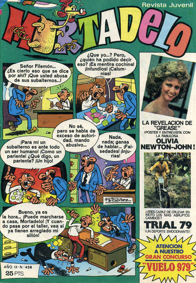 Cover for Mortadelo (Editorial Bruguera, 1970 series) #428