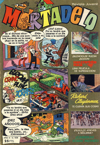 Cover for Mortadelo (Editorial Bruguera, 1970 series) #458