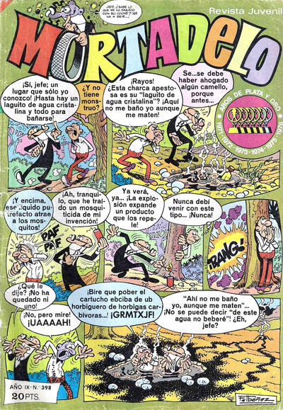 Cover for Mortadelo (Editorial Bruguera, 1970 series) #398