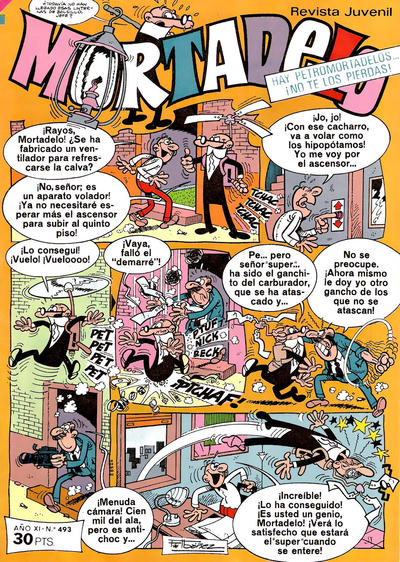 Cover for Mortadelo (Editorial Bruguera, 1970 series) #493