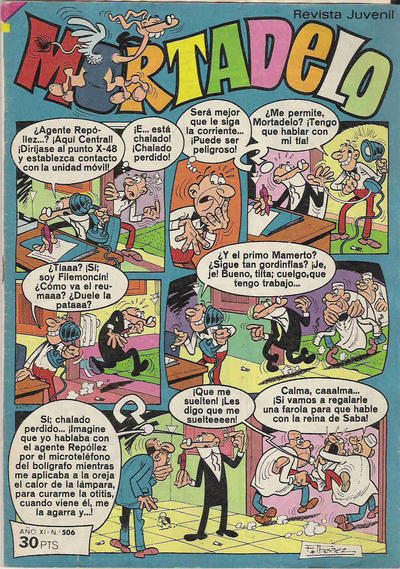 Cover for Mortadelo (Editorial Bruguera, 1970 series) #506