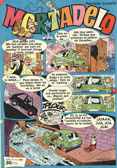 Cover for Mortadelo (Editorial Bruguera, 1970 series) #509