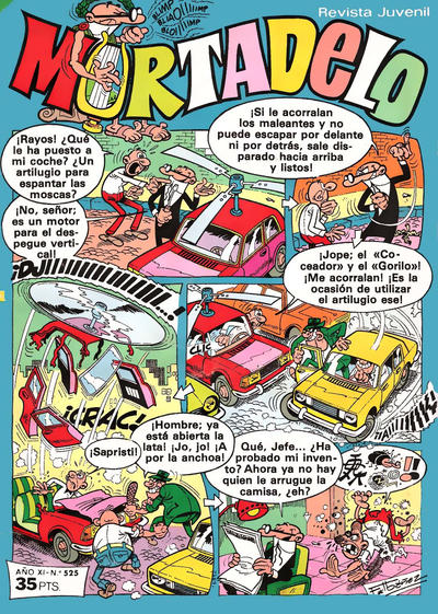Cover for Mortadelo (Editorial Bruguera, 1970 series) #525