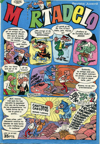 Cover for Mortadelo (Editorial Bruguera, 1970 series) #561