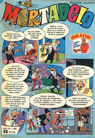 Cover for Mortadelo (Editorial Bruguera, 1970 series) #605