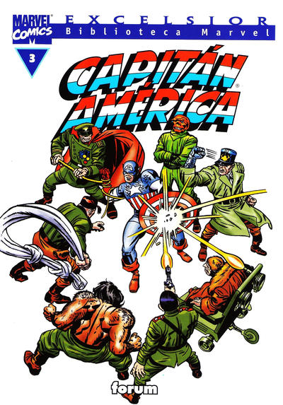 Cover for Biblioteca Marvel: Capitán América (Planeta DeAgostini, 1999 series) #3