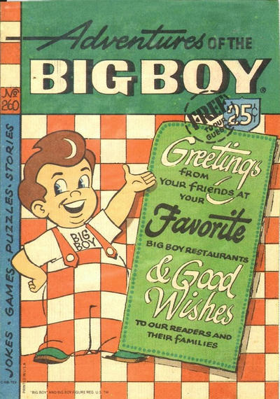 Cover for Adventures of the Big Boy (Webs Adventure Corporation, 1957 series) #260